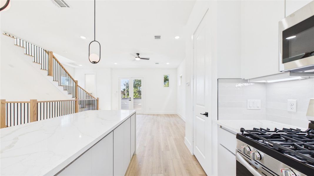 Furnished interior view inside a new home in , Houston (Image 7).