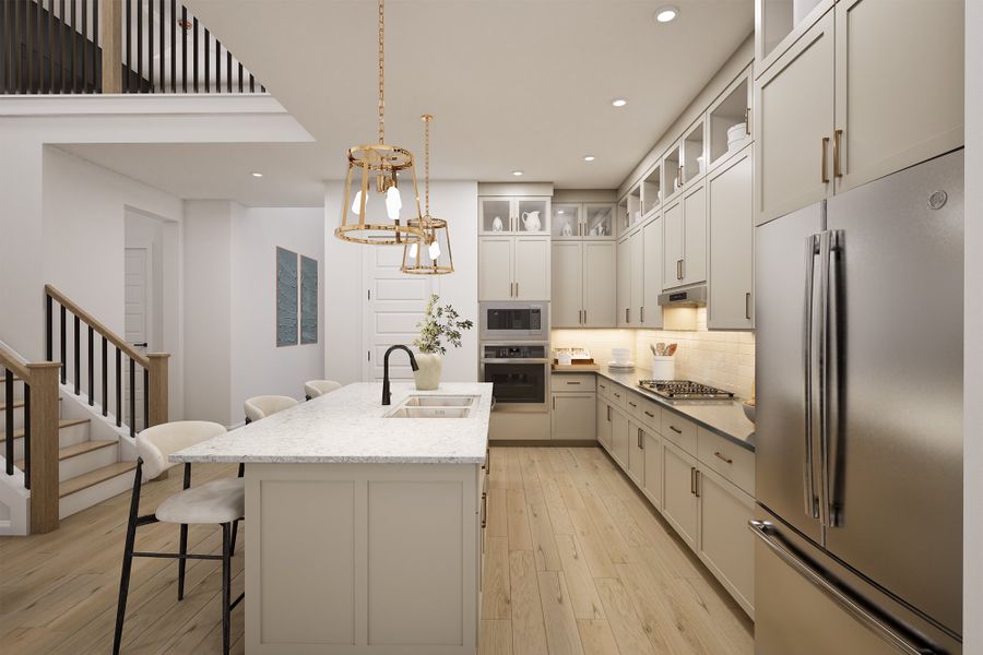 The Bluebonnet - Optional Cooktop Kitchen