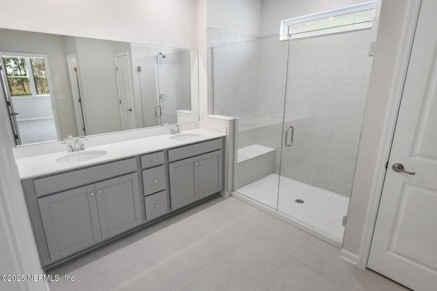 Furnished interior view inside a new home in Lakes at Bella Lago, Green Cove Springs (Image 11).