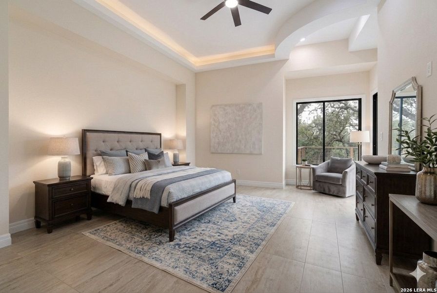 Furnished interior view inside a new home in , Bulverde (Image 11).