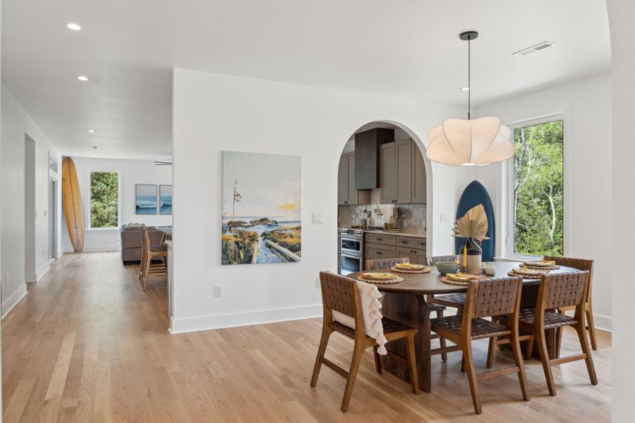 Furnished interior view inside a new home in , Folly Beach (Image 11).