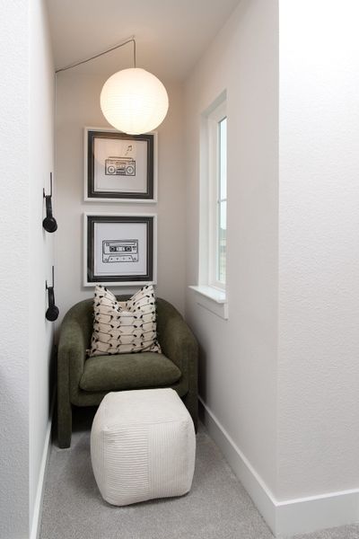 Representative furnished interior of a home built from the Winfield by Tri Pointe Homes in The Meadows, Denton (Image 10).