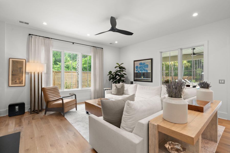 Furnished interior view inside a new home in , Johns Island (Image 81).