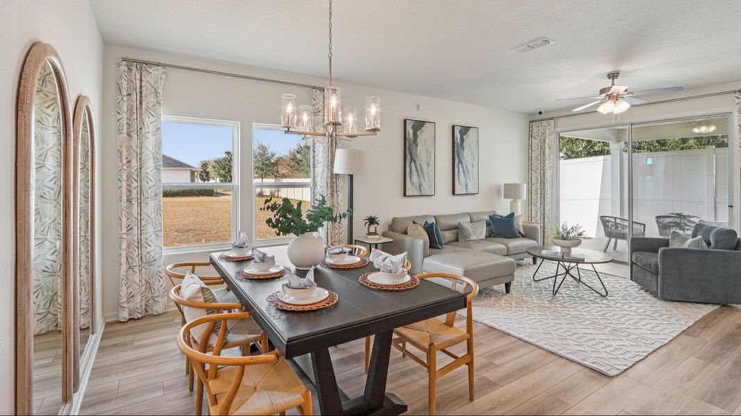 Merritt Floorplan Interior Living Area by DRB Homes
