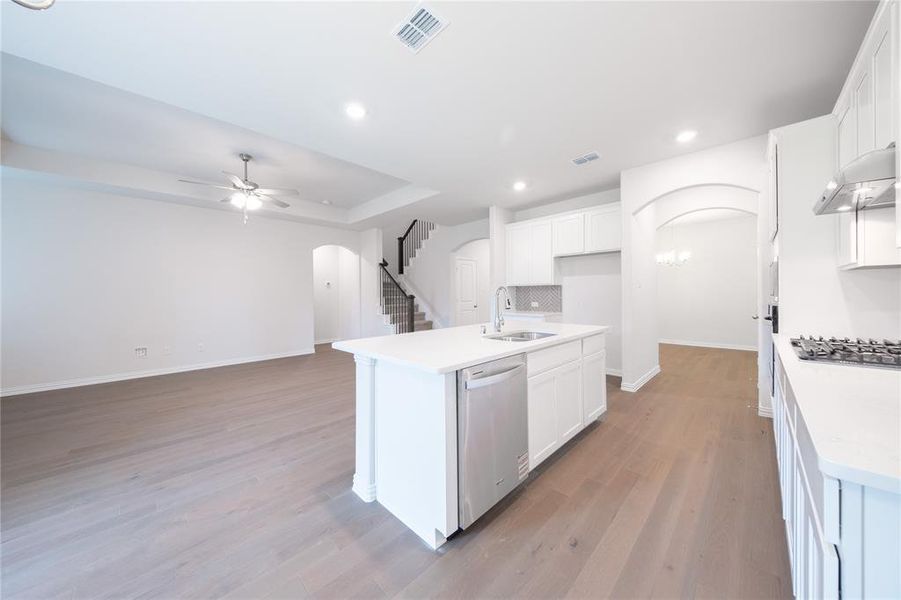 Furnished interior view inside a new home in Brookville Estates: Brookville, Forney (Image 10). Furnished interior view inside a new home in Brookville Estates: Brookville, Forney (Image 10).
