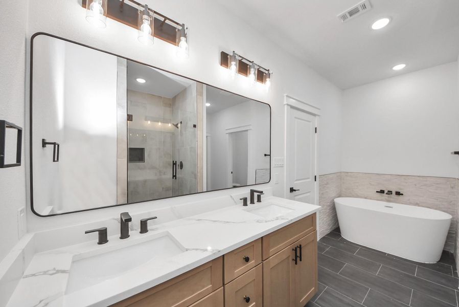 Furnished interior view inside a new home in , Houston (Image 9).