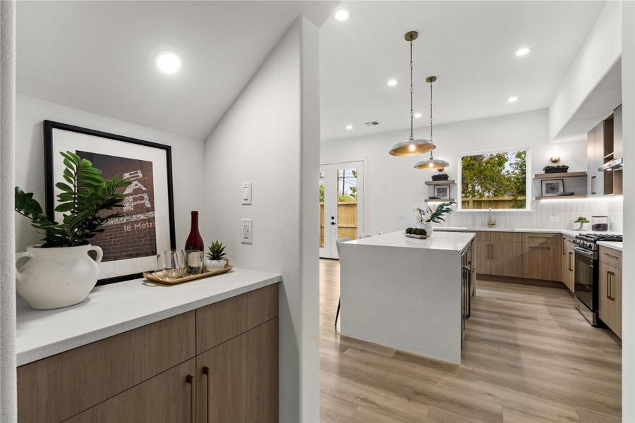Furnished interior view inside a new home in , Houston (Image 34).