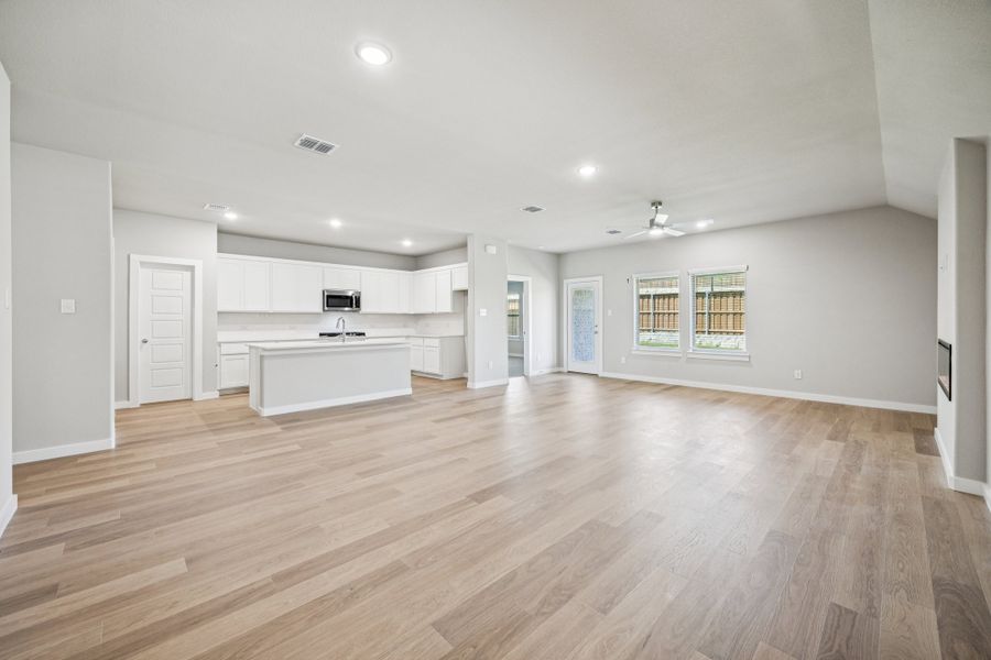 First Floor in the Oscar home plan by Trophy Signature Homes – REPRESENTATIVE PHOTO First Floor in the Oscar home plan by Trophy Signature Homes – REPRESENTATIVE PHOTO