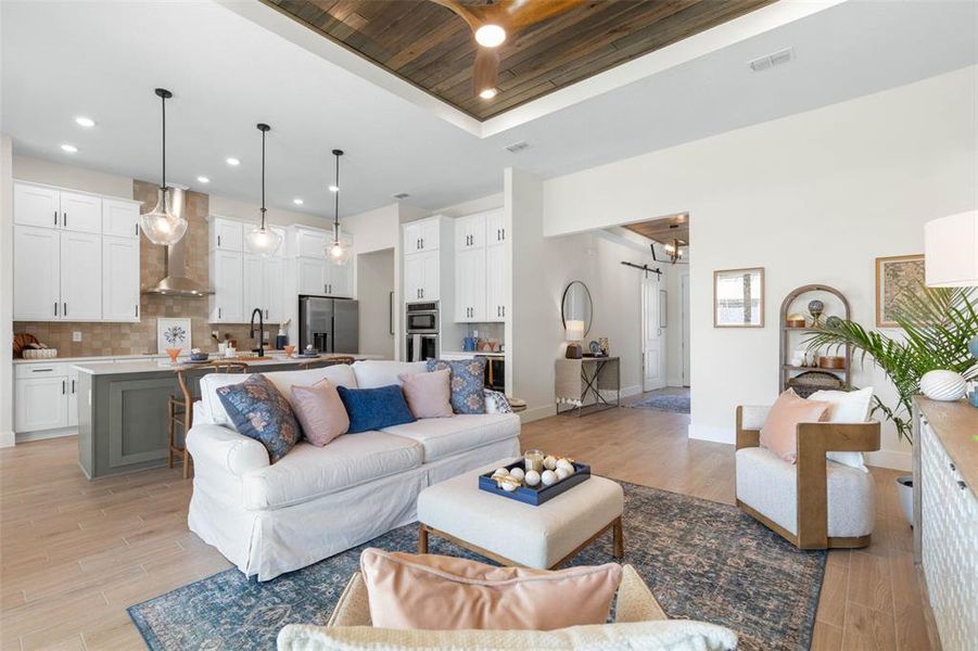 Furnished interior view inside a new home in , Palm Coast (Image 26).