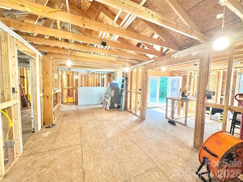 In-progress construction of a new home in , Granite Falls, NC (Image 4).