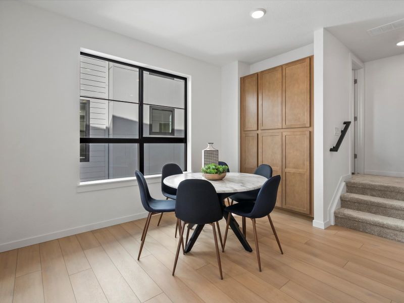 Furnished interior view inside a new home in The Hub at Virginia Village, Denver (Image 12).