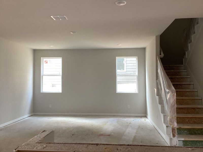 In-progress construction of a new home in The Cottages at Lariat, Liberty Hill, TX (Image 30).