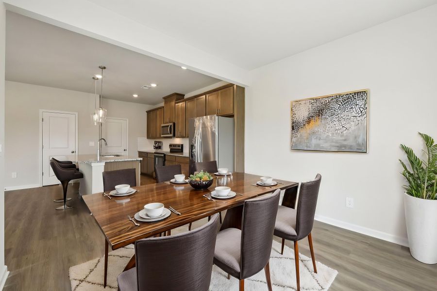 Furnished interior view inside a new home in Hawthorne Station, College Park (Image 4).