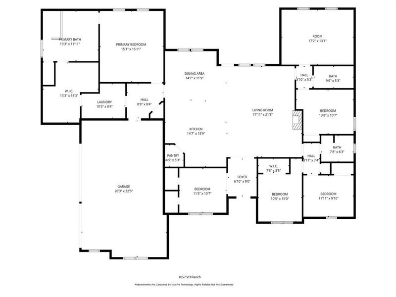2D floor plan layout of this home in , Poolville, TX (Image 3). 2D floor plan layout of this home in , Poolville, TX (Image 3).