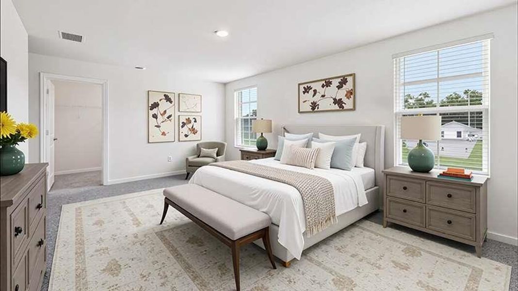 Furnished interior view inside a new home in Mableton Station, Mableton (Image 7).