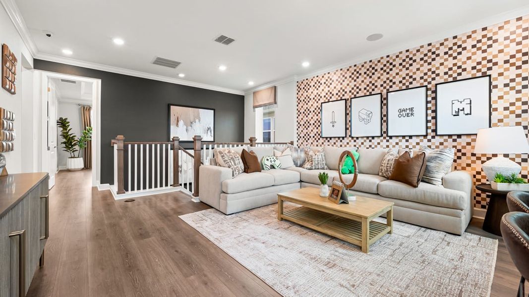 Representative furnished interior of a home built from the Carmel by Taylor Morrison in Coasterra Community Group Page, Palmetto (Image 13).
