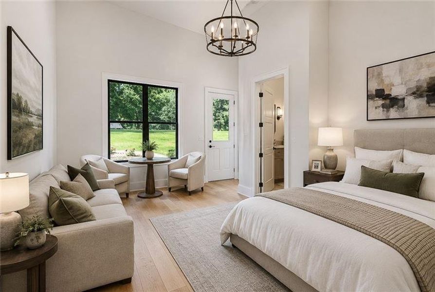 Furnished interior view inside a new home in , Acworth (Image 16).