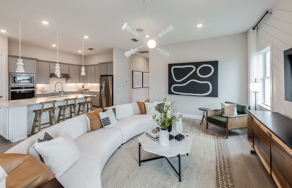Representative furnished interior of a home built from the Mystique by Pulte Homes in Highpointe, Stuart (Image 23).