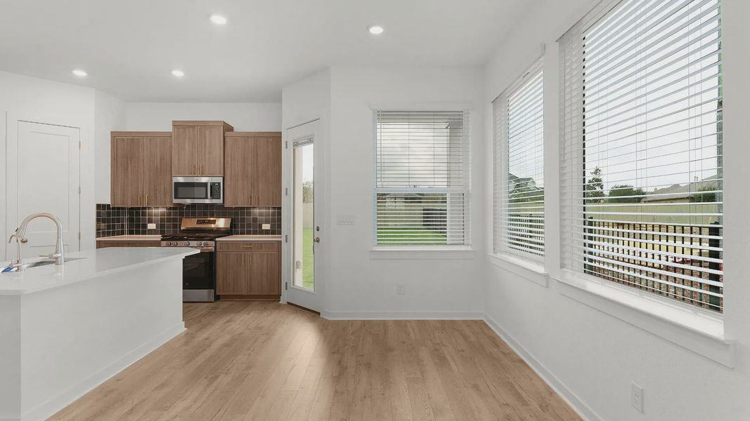Furnished interior view inside a new home in Santa Rita Ranch, Liberty Hill (Image 7).