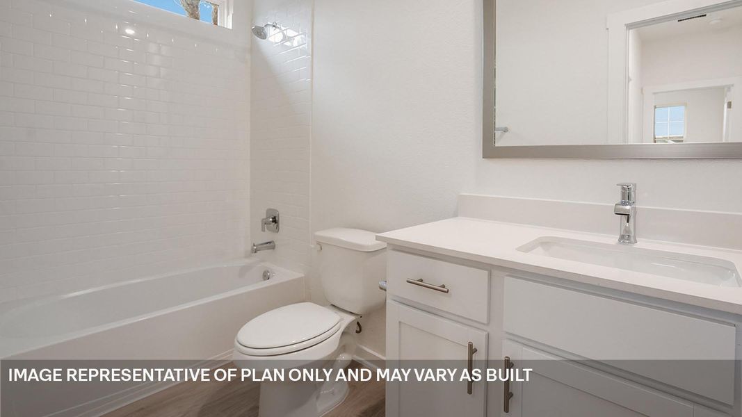 Furnished interior view inside a new home in Rosenbusch Ranch, Leander (Image 11).