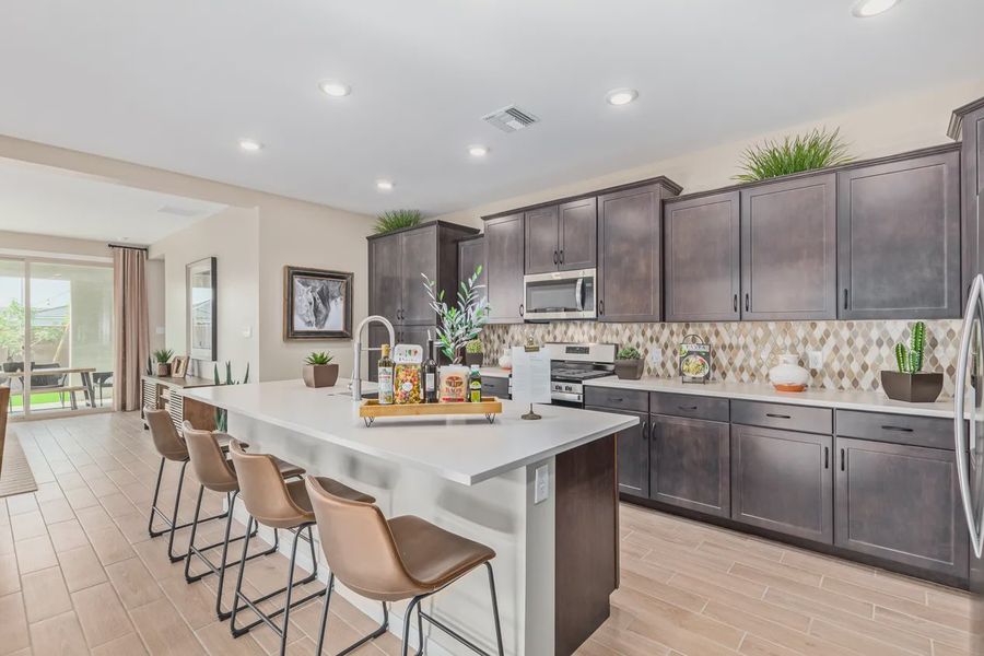 Representative furnished interior of a home built from the 2028 by Elliott Homes in Camilo at Santana, Yuma (Image 13).