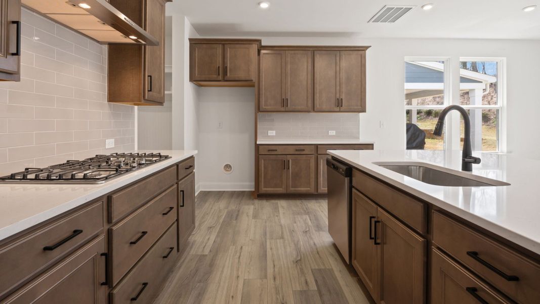 The Jasmine Plan at Farms at Bellingham in Mooresville NC. - Kitchen
