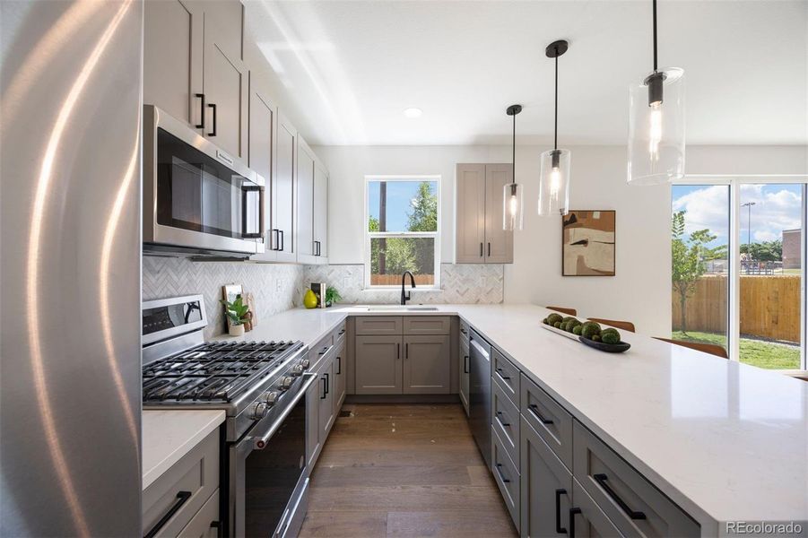 Furnished interior view inside a new home in , Wheat Ridge (Image 19).