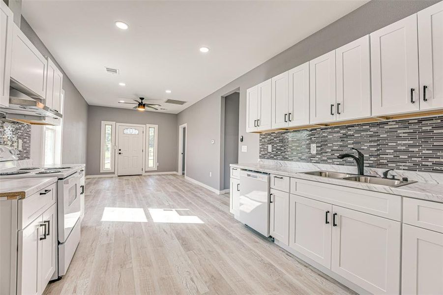 Furnished interior view inside a new home in , Rice (Image 7).