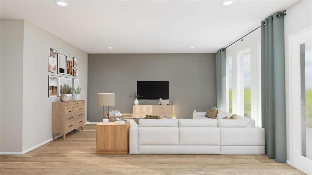 Furnished interior view inside a new home in Anniston, Katy (Image 6).