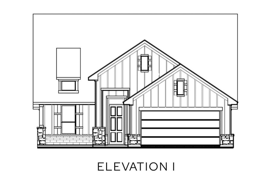 Representative rendering of the exterior for the The Navarro by Lillian Custom Homes (Image 2).