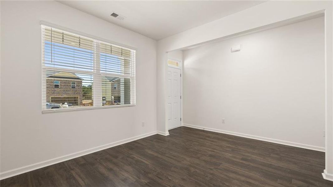 Spacious, unfurnished interior of a new home in The Reserve at Calcutta, Stockbridge (Image 11). Spacious, unfurnished interior of a new home in The Reserve at Calcutta, Stockbridge (Image 11).