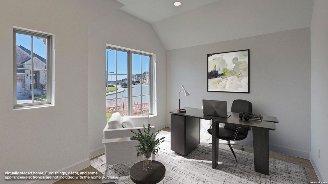 Furnished interior view inside a new home in Arcadia Ridge, San Antonio (Image 6). Furnished interior view inside a new home in Arcadia Ridge, San Antonio (Image 6).
