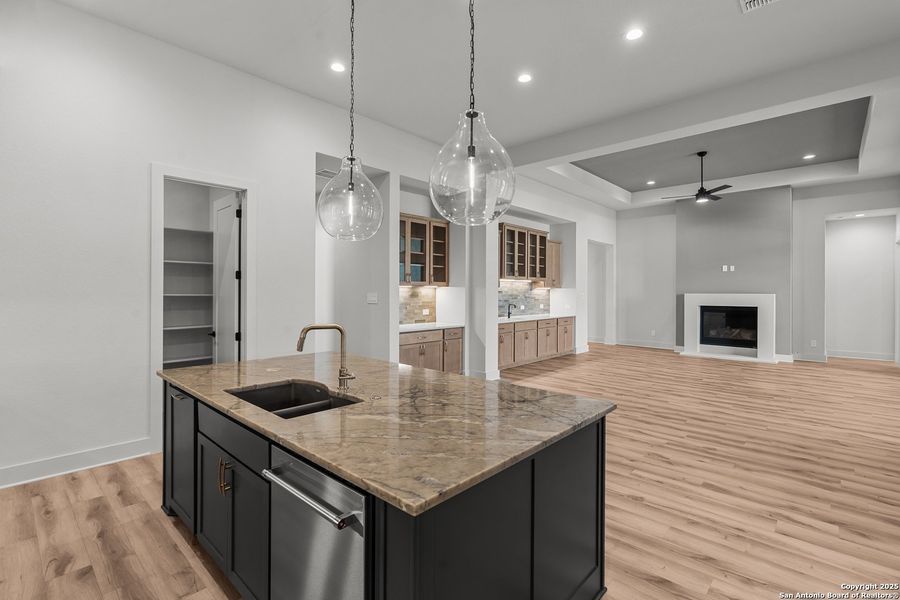 Furnished interior view inside a new home in Esperanza - 70', Boerne (Image 19). Furnished interior view inside a new home in Esperanza - 70', Boerne (Image 19).