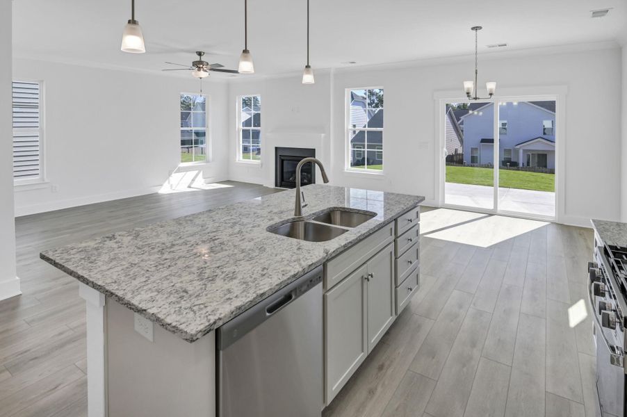 Furnished interior view inside a new home in Ashton Lakes, Lexington (Image 15).