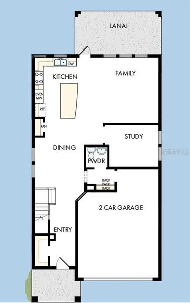 2D floor plan layout of this home in Vistera of Venice – Garden Series, Nokomis, FL (Image 3). 2D floor plan layout of this home in Vistera of Venice – Garden Series, Nokomis, FL (Image 3).
