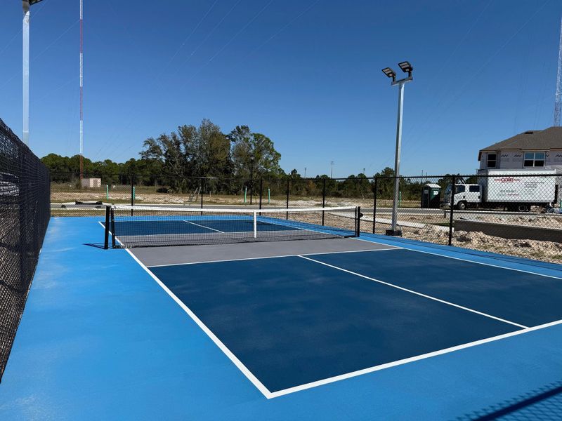 Community pickleball court