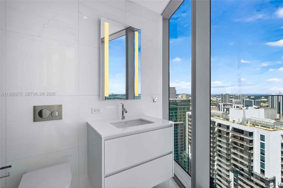 Furnished interior view inside a new home in Aston Martin Residences, Miami (Image 11). Furnished interior view inside a new home in Aston Martin Residences, Miami (Image 11).