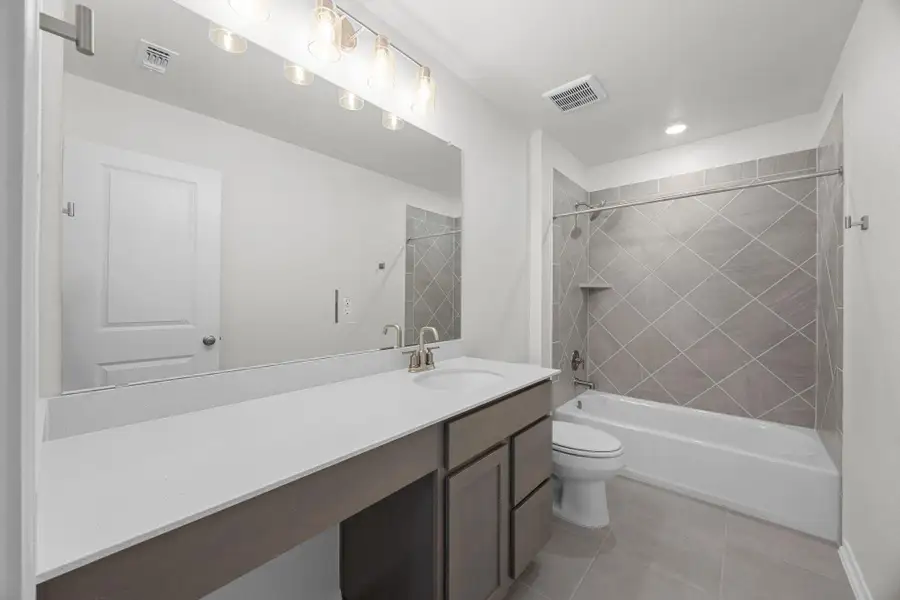 Furnished interior view inside a new home in Salerno - Heritage Collection, Round Rock (Image 9).