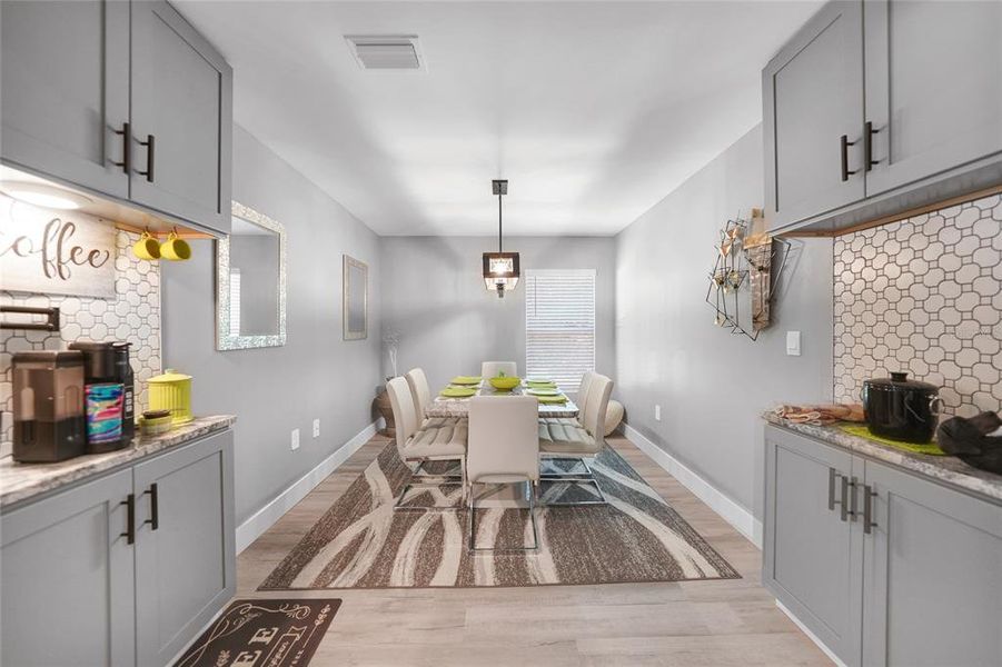 Furnished interior view inside a new home in , Port Charlotte (Image 49). Furnished interior view inside a new home in , Port Charlotte (Image 49).