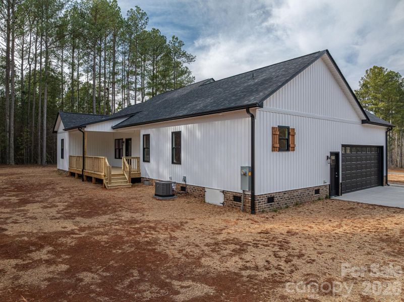 Exterior details and patio area of a home in , Vale (Image 17).