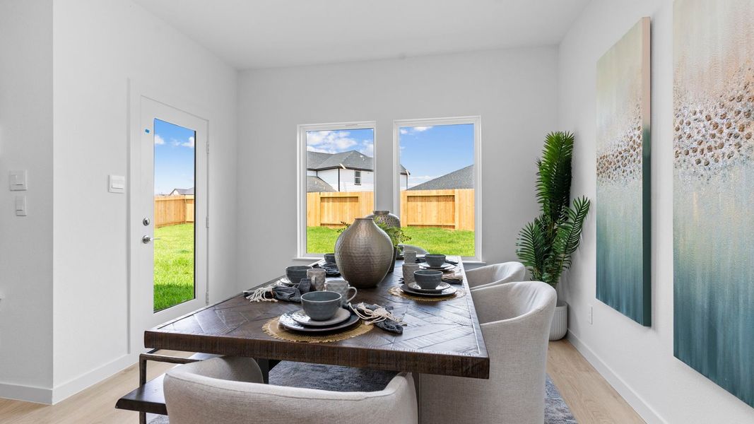 Furnished interior view inside a new home in Tamarron, Fulshear (Image 17).