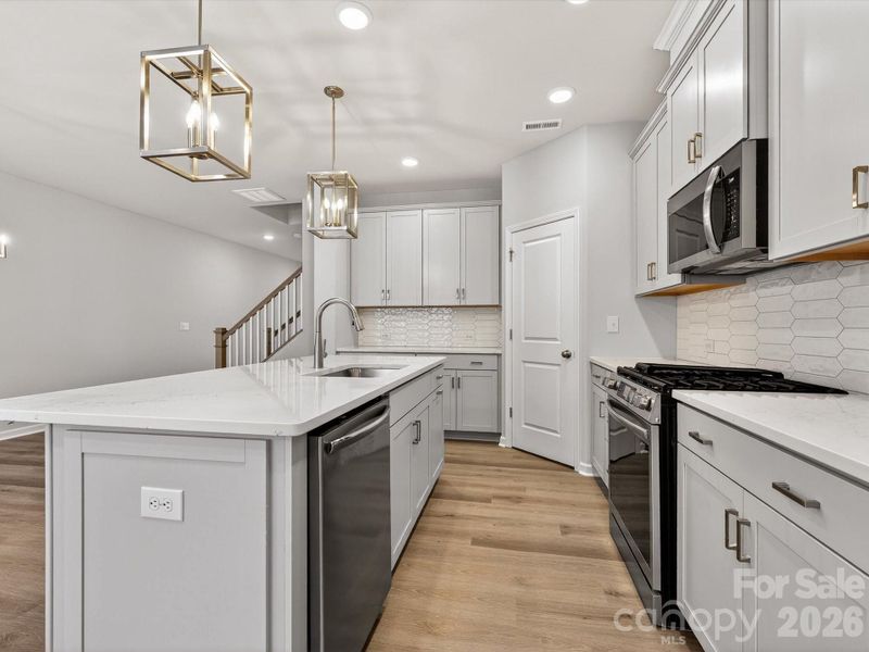 Furnished interior view inside a new home in North Creek Village, Huntersville (Image 6).