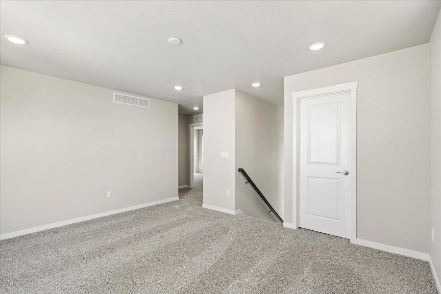 Spacious, unfurnished interior of a new home in Ridge at Lorson Ranch, Colorado Springs (Image 13). Spacious, unfurnished interior of a new home in Ridge at Lorson Ranch, Colorado Springs (Image 13).