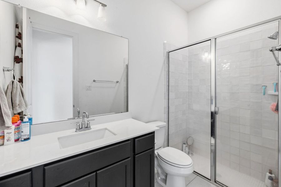 Furnished interior view inside a new home in , Old River-Winfree (Image 34).