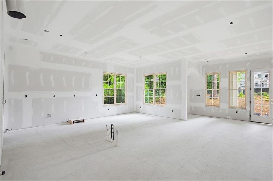 In-progress construction of a new home in , Atlanta, GA (Image 10).