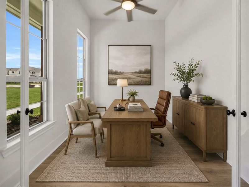 Furnished interior view inside a new home in Chapel Bend, Montgomery (Image 29). Furnished interior view inside a new home in Chapel Bend, Montgomery (Image 29).