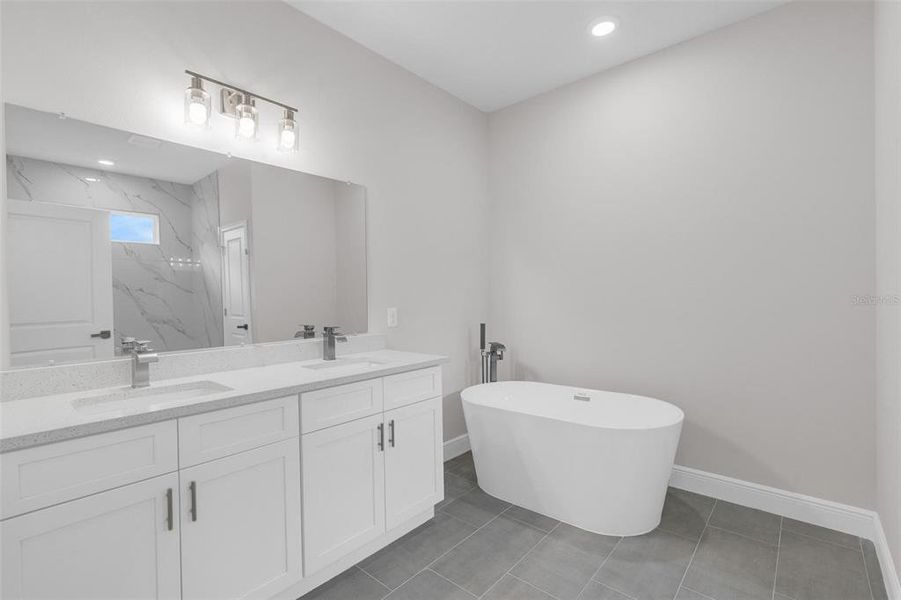 Furnished interior view inside a new home in , Citrus Springs (Image 33).