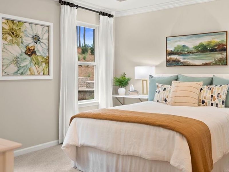 Representative furnished interior of a home built from the Preston by True Homes in Edgewater - The Cottages, Lancaster (Image 16).