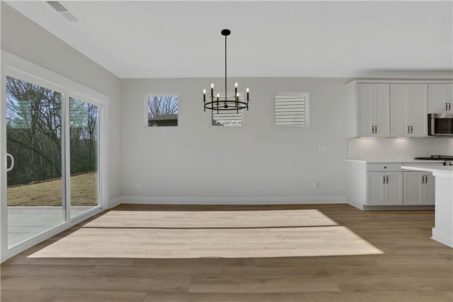 Spacious, unfurnished interior of a new home in Villas at Dawsonville, Dawsonville (Image 36). Spacious, unfurnished interior of a new home in Villas at Dawsonville, Dawsonville (Image 36).