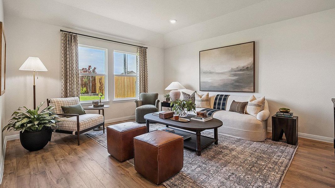 Furnished interior view inside a new home in Thunder Rock, Marble Falls (Image 14).